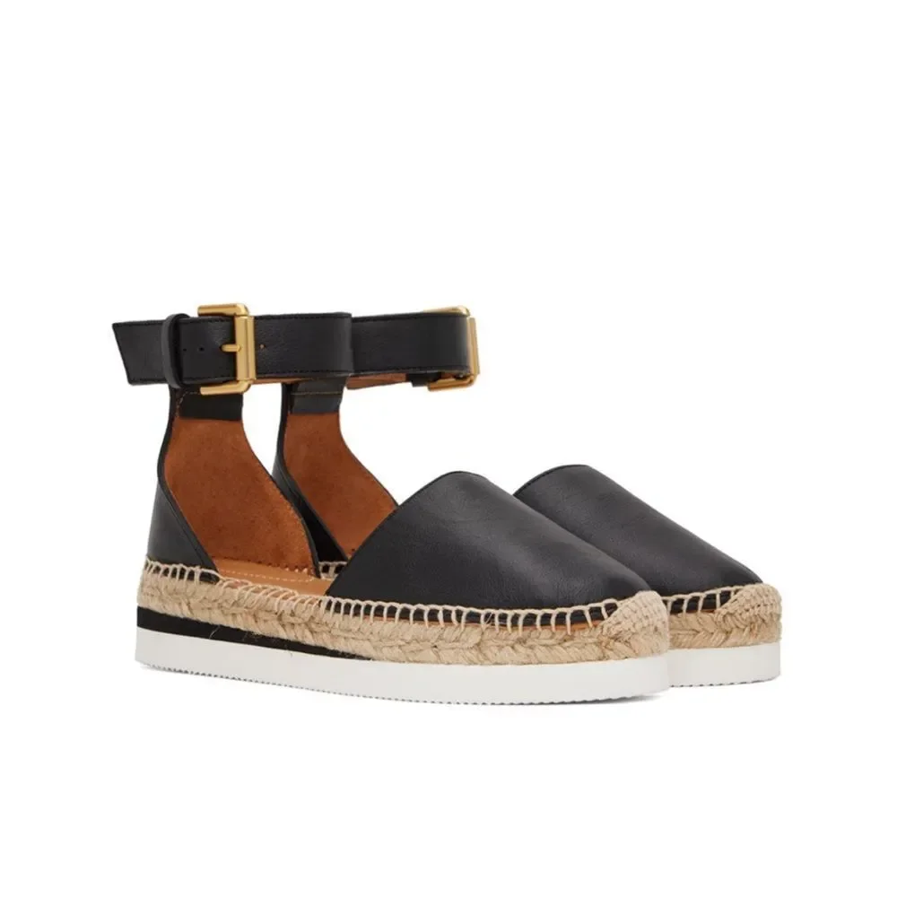 SEE BY CHLOÉ Black Glyn Espadrilles