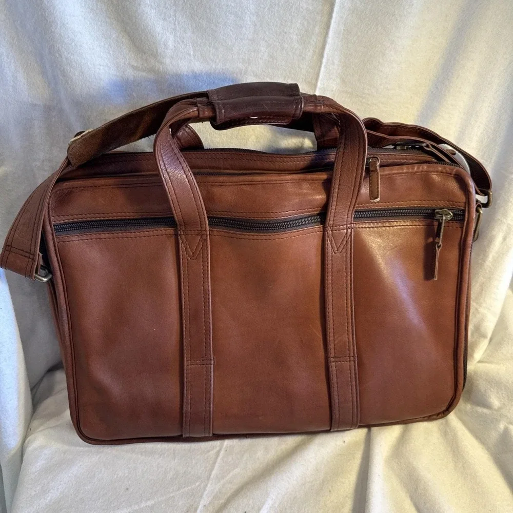 Tumi vintage brown