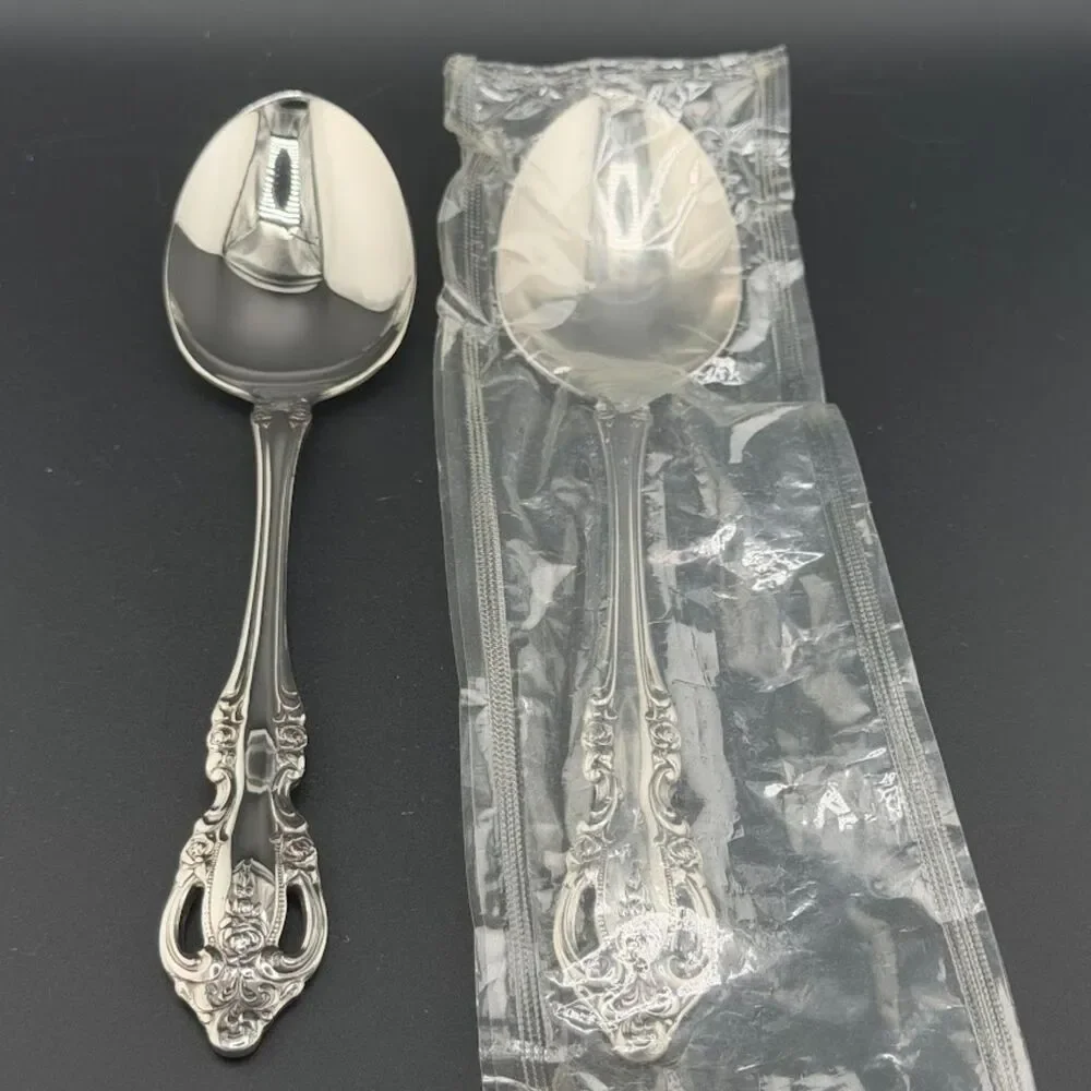 NEW Oneida Brahms Serving Spoons 8 3/8