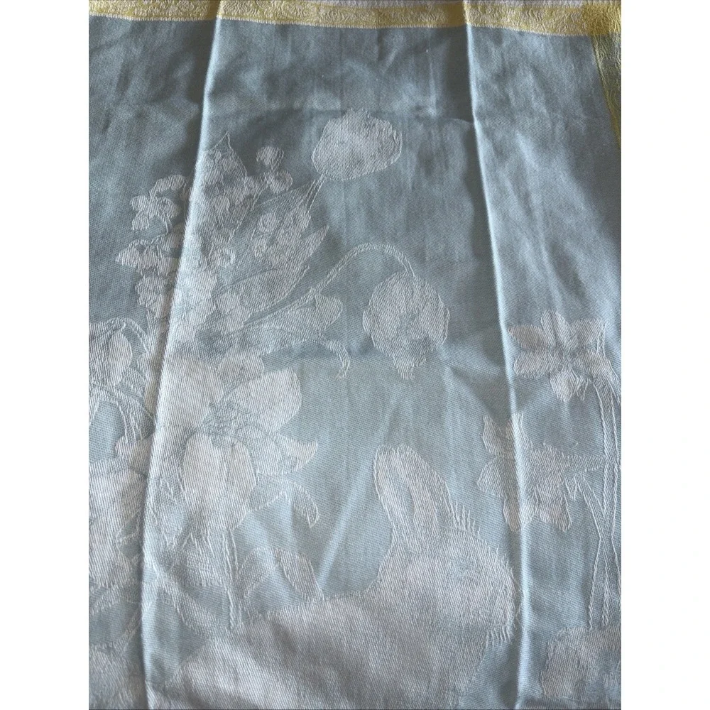 William Sonoma Bunny Rabbit Dish Kitchen Towel New Unused Russia Cotton‎