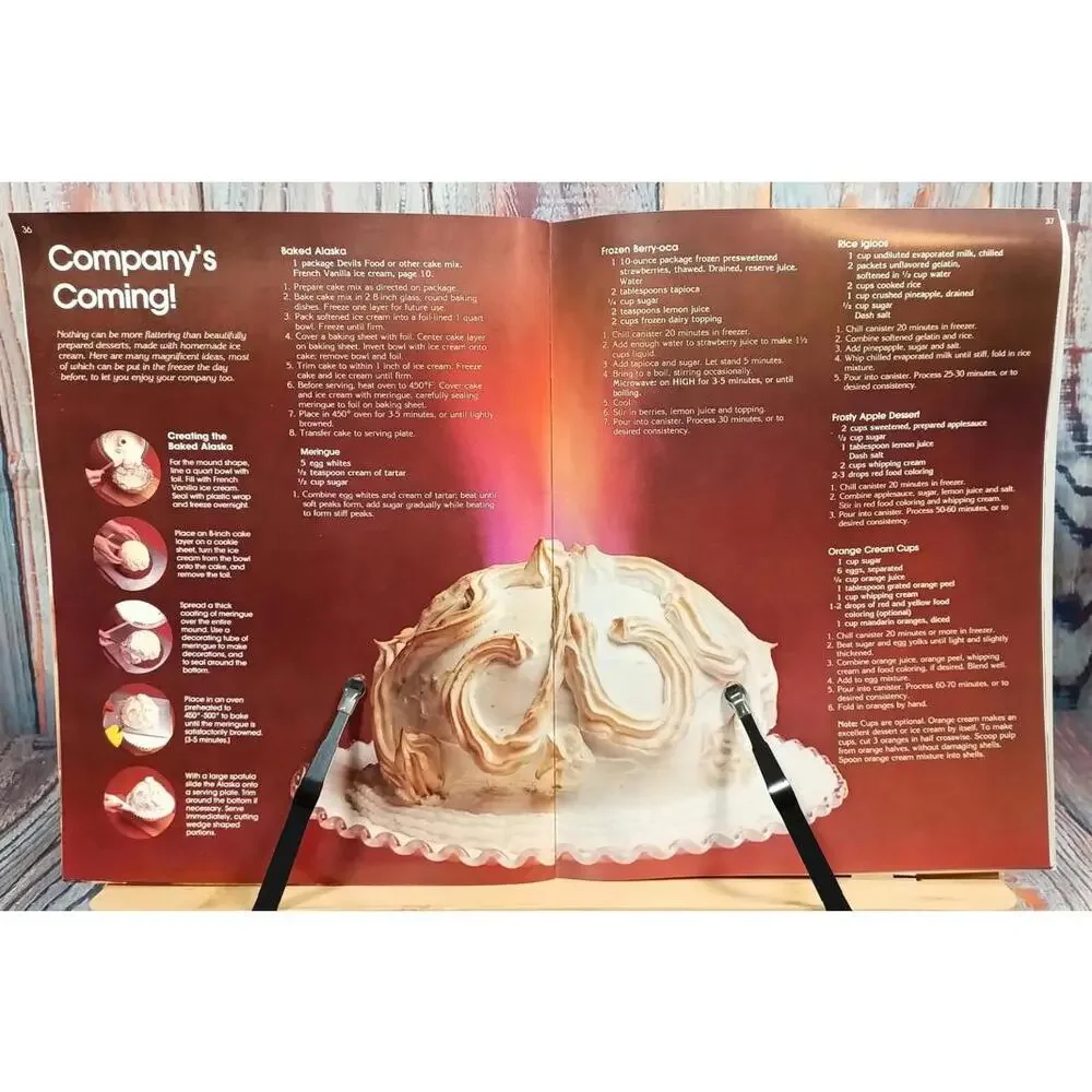 Ice‎ Cream Machine Recipe Book by Montgomery Ward