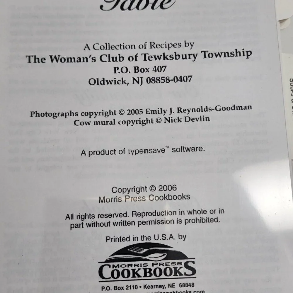 Tewksbury At Table tewksbury table
