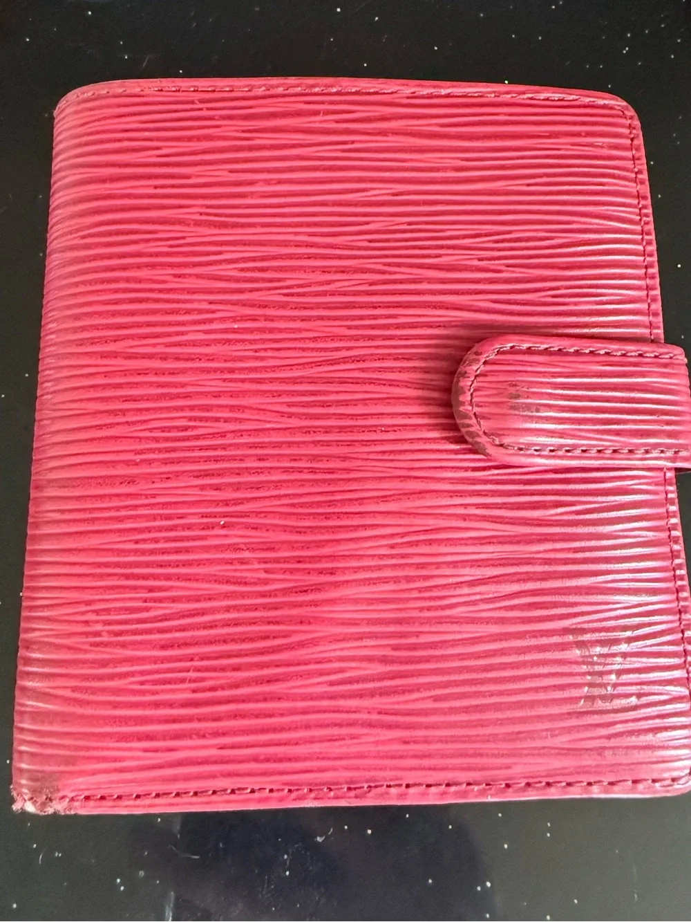 Louis Vuitton Red Epi Leather Wallet
