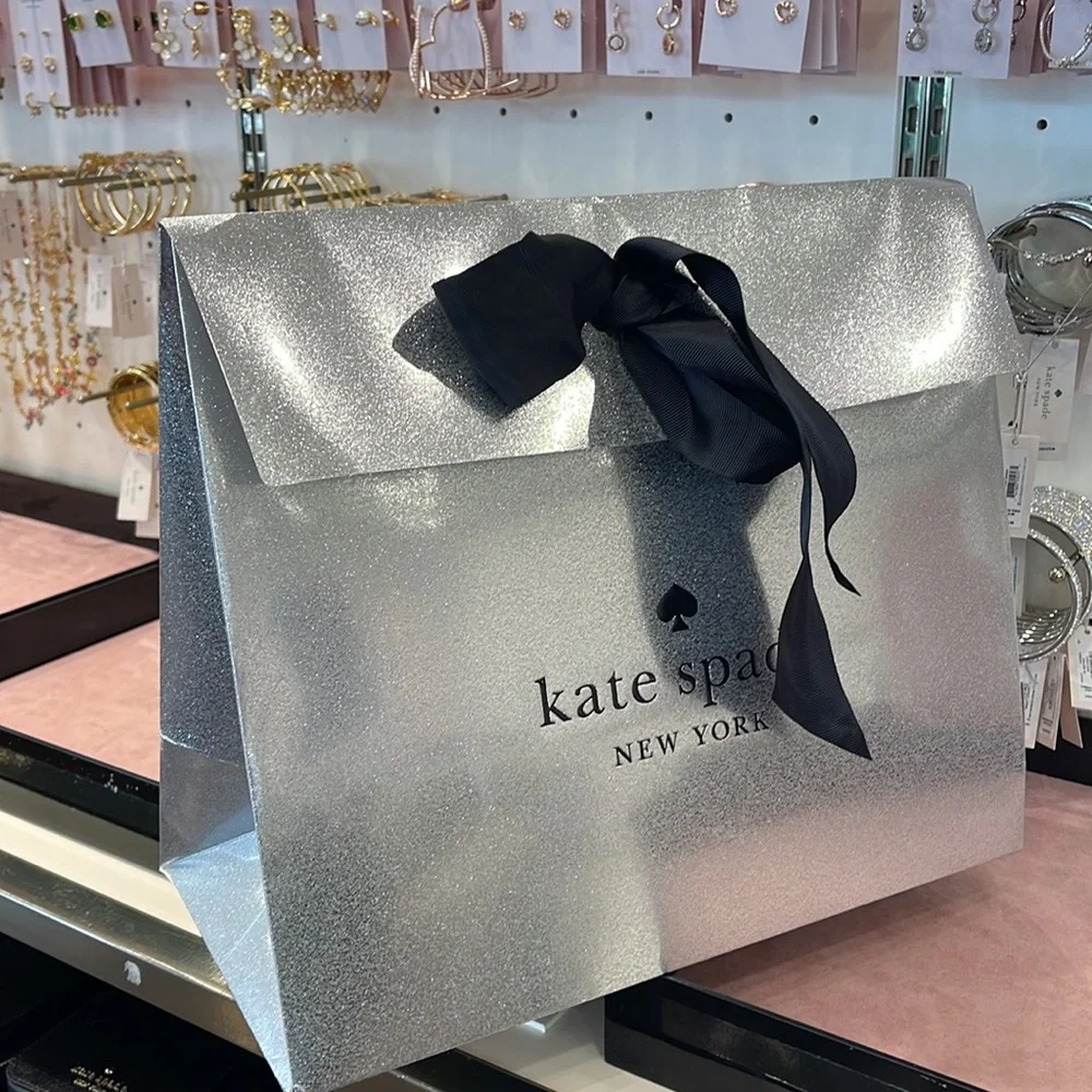 Kate Spade Gift Bag  Glitter