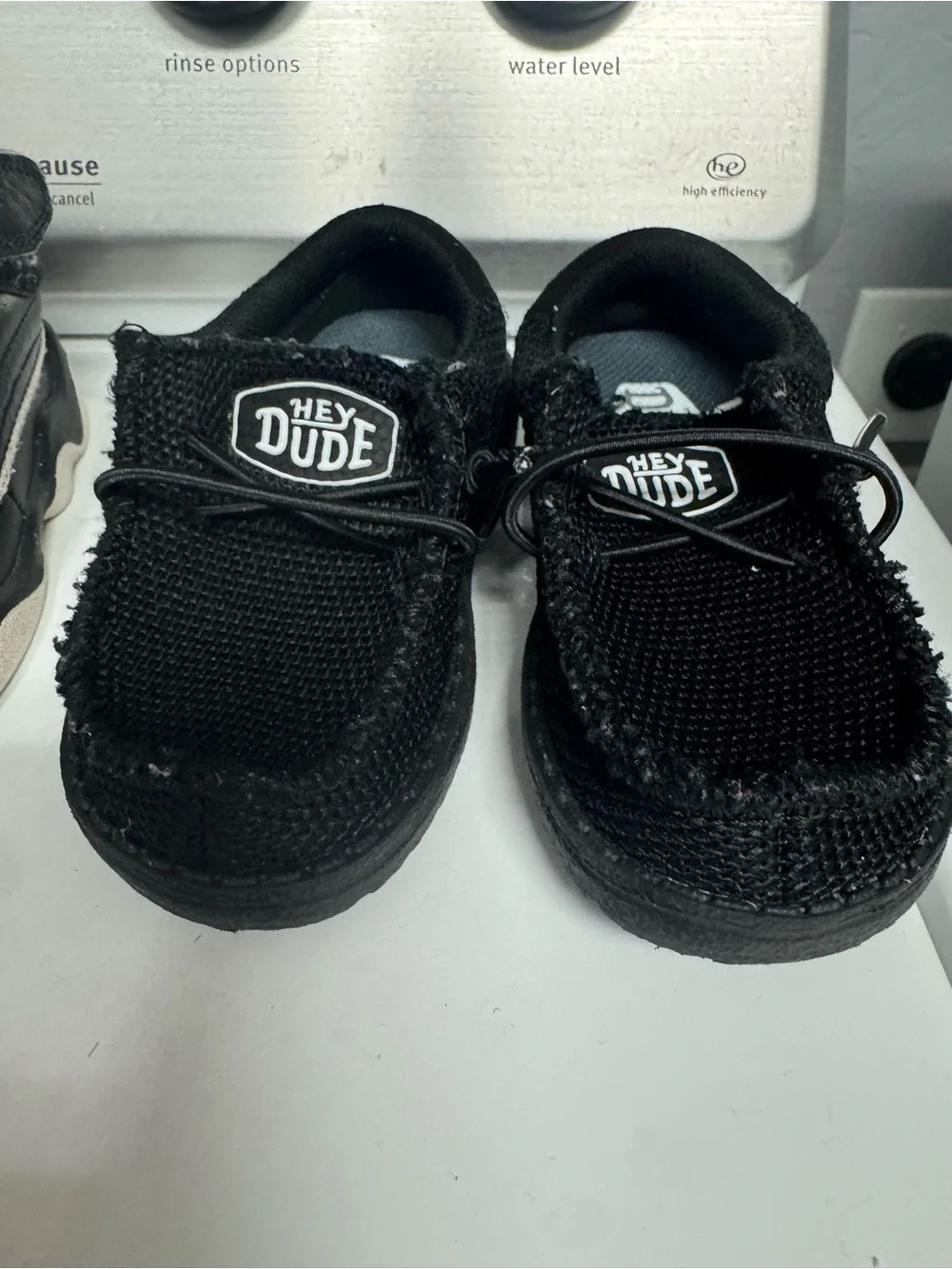 Hey Dude Kids' Black Casual Slip-On Shoe 6c