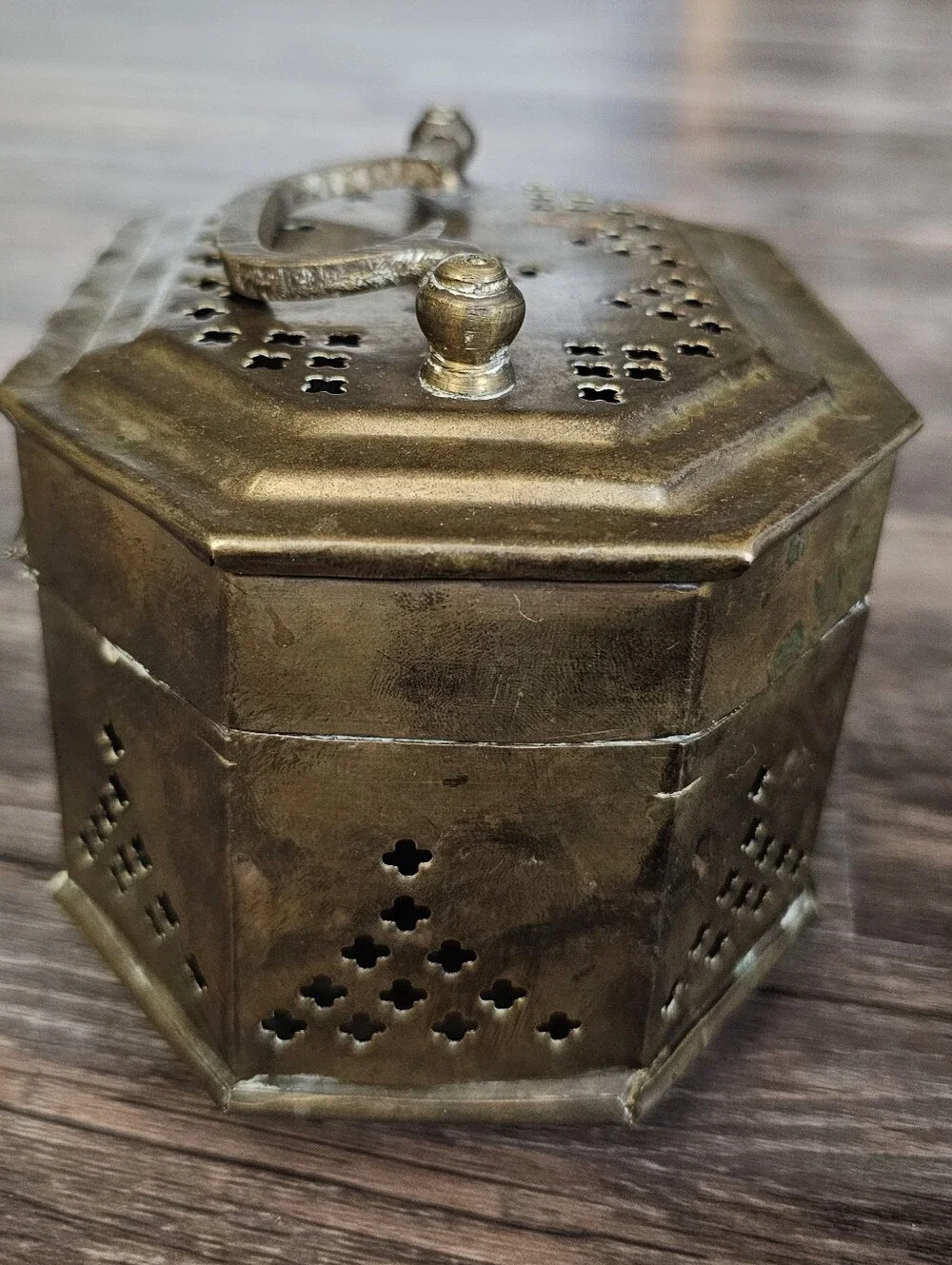 Source Unknown octagonal brass
