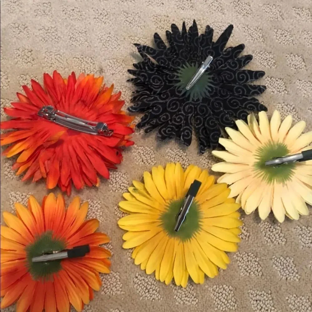🚨 HALLOWEEN Hair Flower Accessories Bows Clips