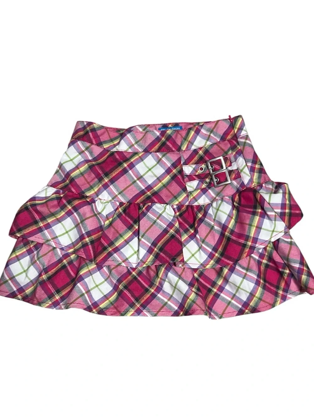 Children’s Place Plaid girls Sz 10 skirt with lined shorts.