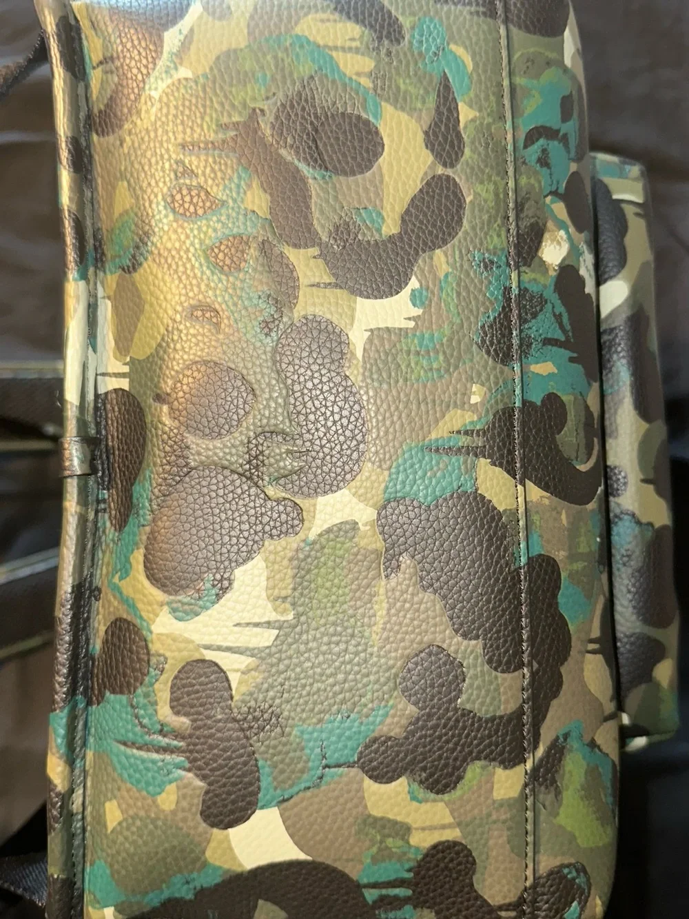 Coach leather backpack