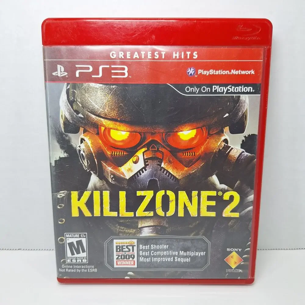 Killzone 2 & Killzone 3 Video Game Bundle With Case - Sony PlayStation 3 PS3