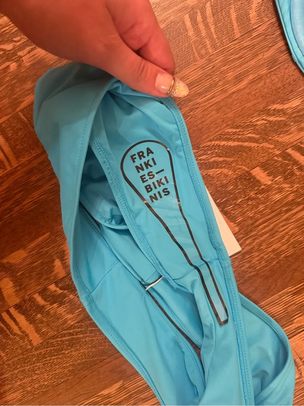 Frankies Bikinis Turquoise Bikini set- size L