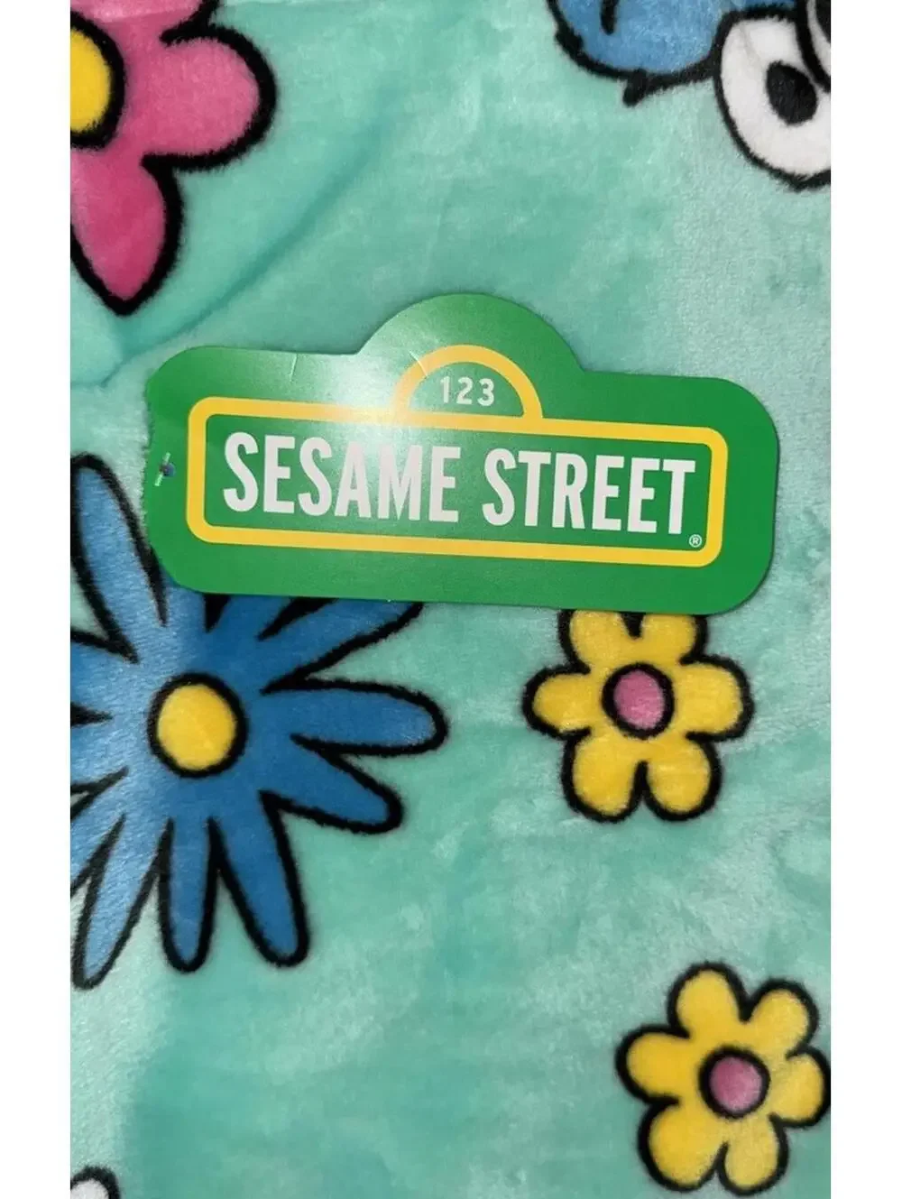 Sesame Street Green Decorative Throw 50