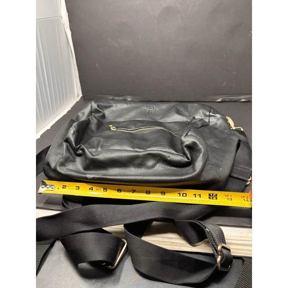 Kiki Lu Black Diaper Bag Backpack