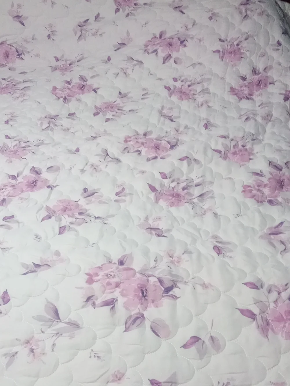 Madison Park Delicate Floral Full/Queen Quilt Set New $59.99 Pink