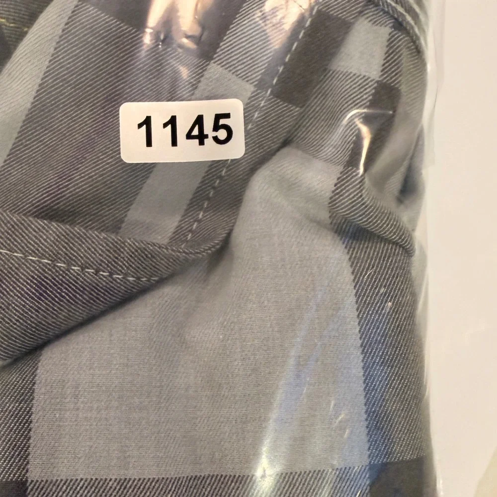 The North Face Mens XL Grey Plaid Long Sleeve Button Down Hiking Shirt PV 625364