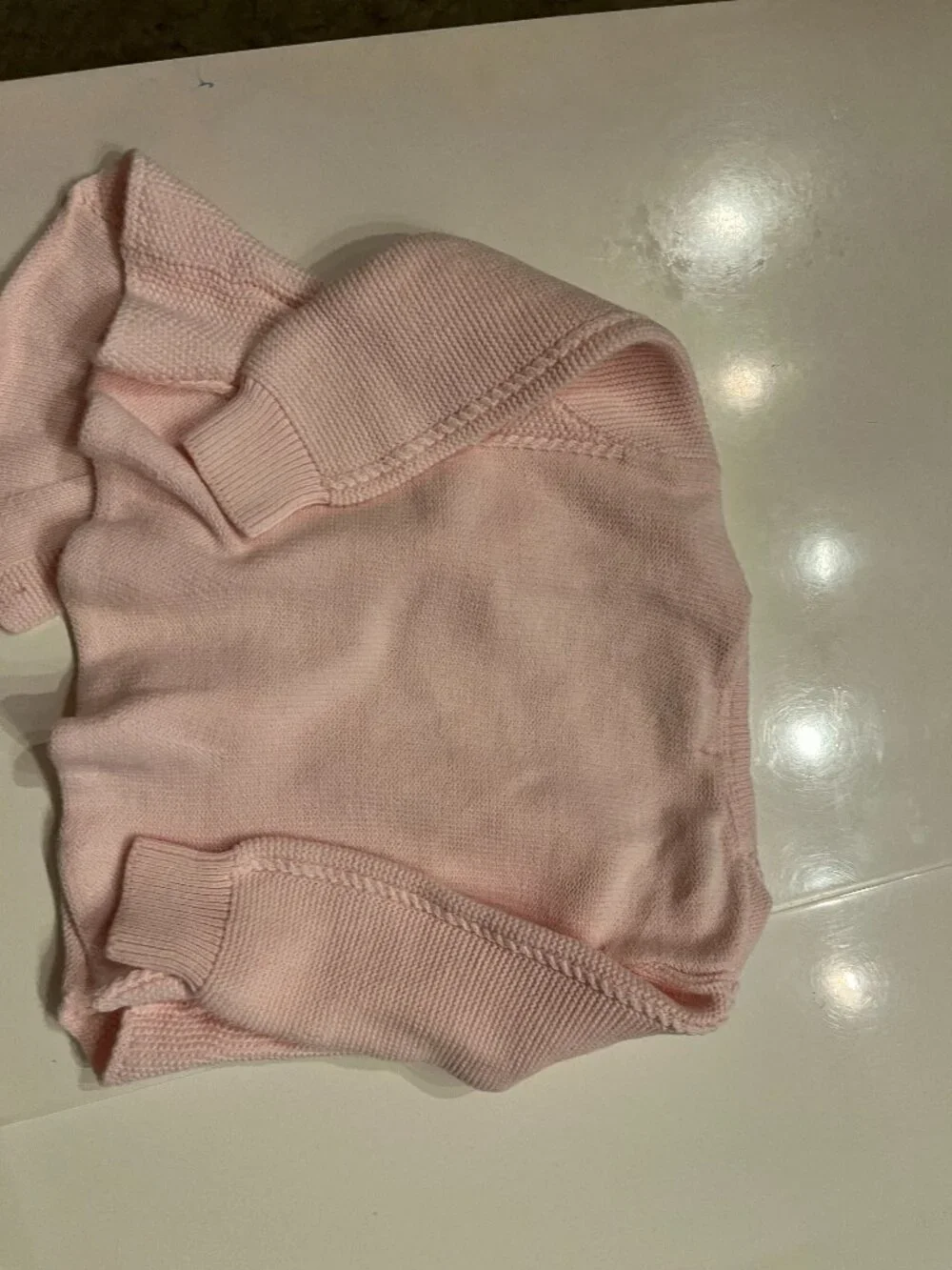 Pink Cotton Cardigan for a Baby Girls 12 18M Button Front by Angel Dear