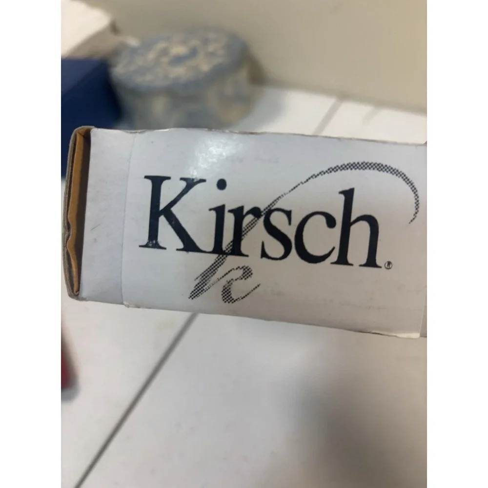KIRSCH Pair Brass Medallion DRAPERY‎ HOLDBACKS Vtg