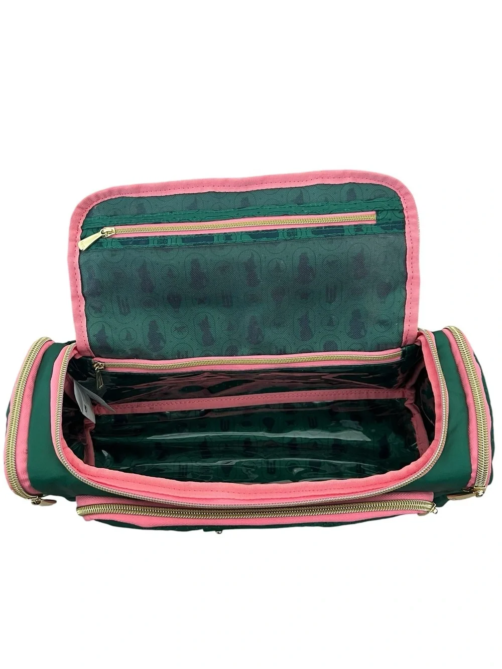 Wicked x Lug Trolley Cosmetic Case in Green/Pink