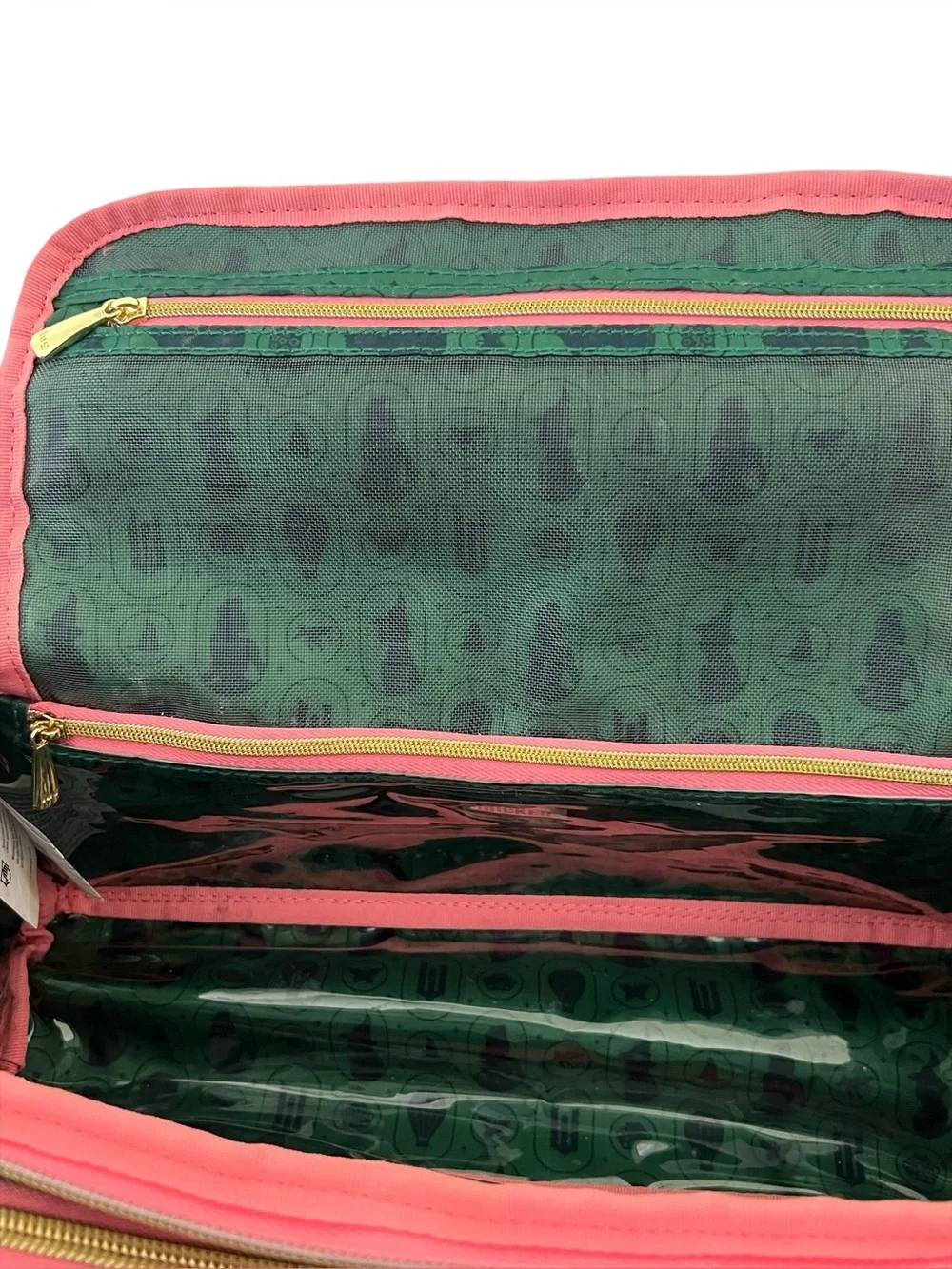 Wicked x Lug Trolley Cosmetic Case in Green/Pink