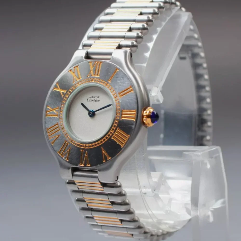 MINT CARTIER LADIES WATCH WITH ORIGINAL BOX