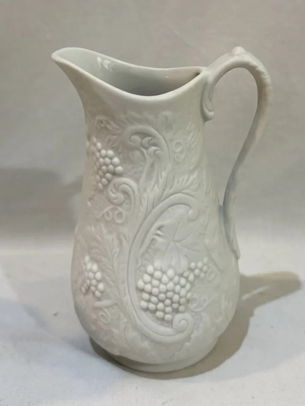 British Heritage Collection Portmeirion Porcelain Mini Embossed Jug Pitcher