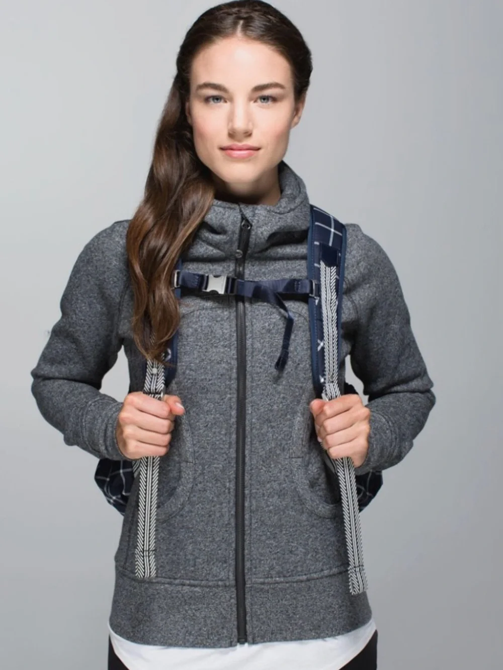 lululemon athletica striped black ghost