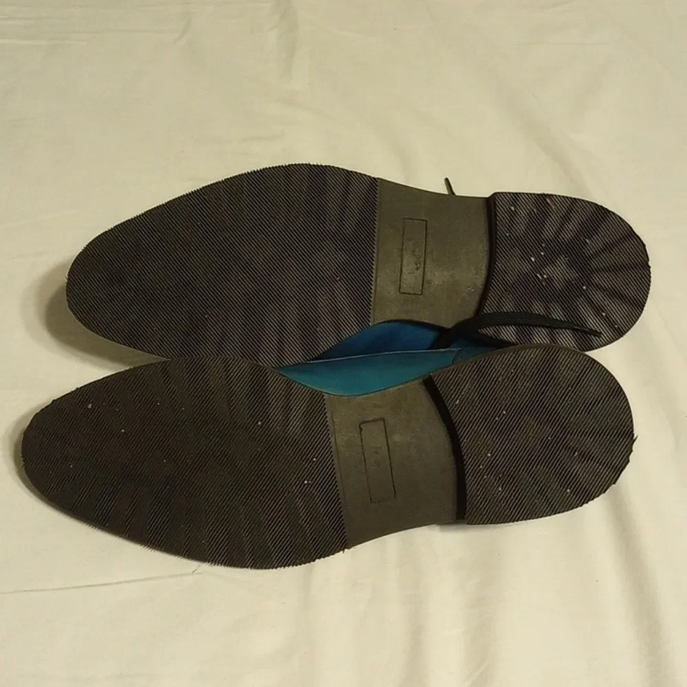 Ombre Blue Leather Bacco Bucci Dress Shoes