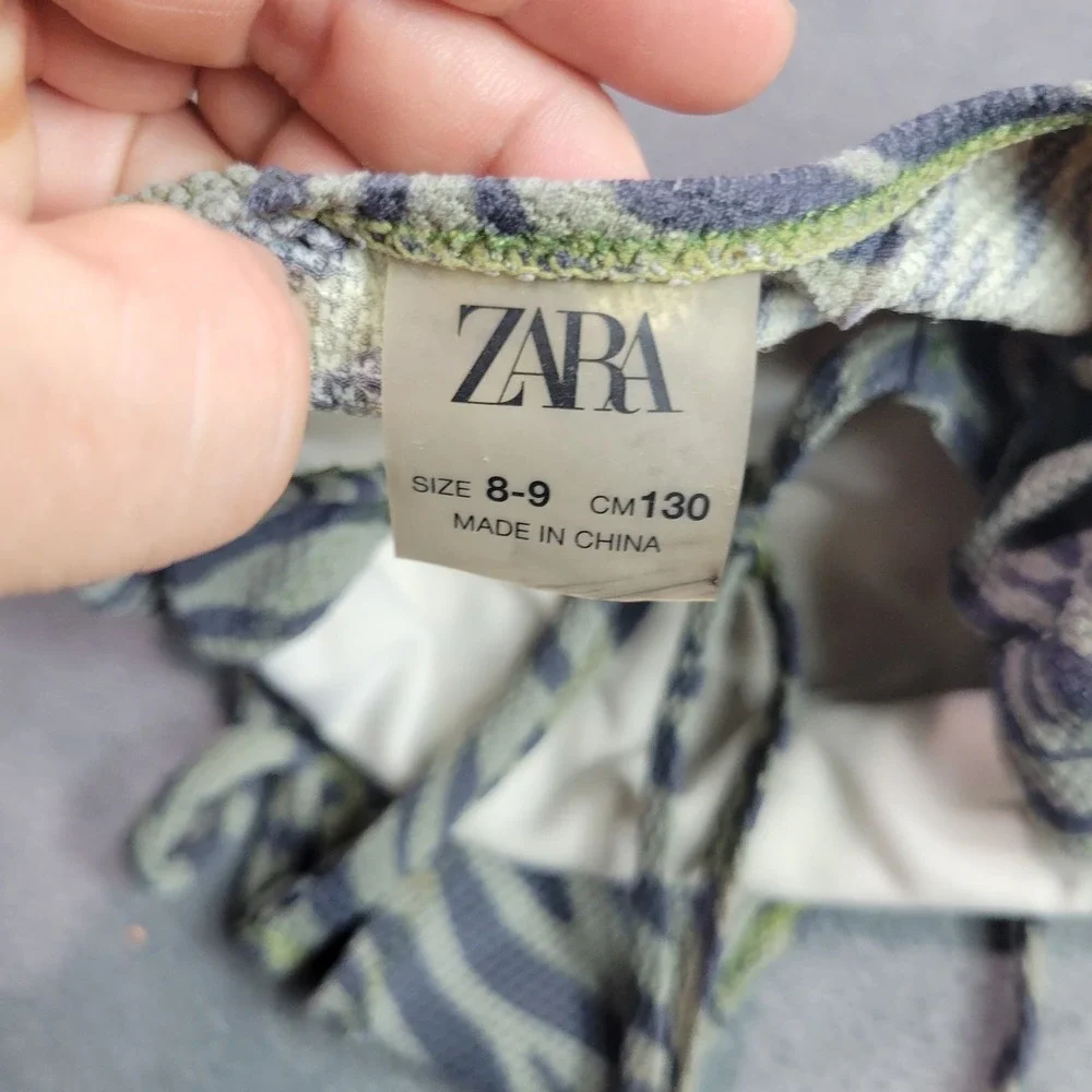 Zara beach fabric neck