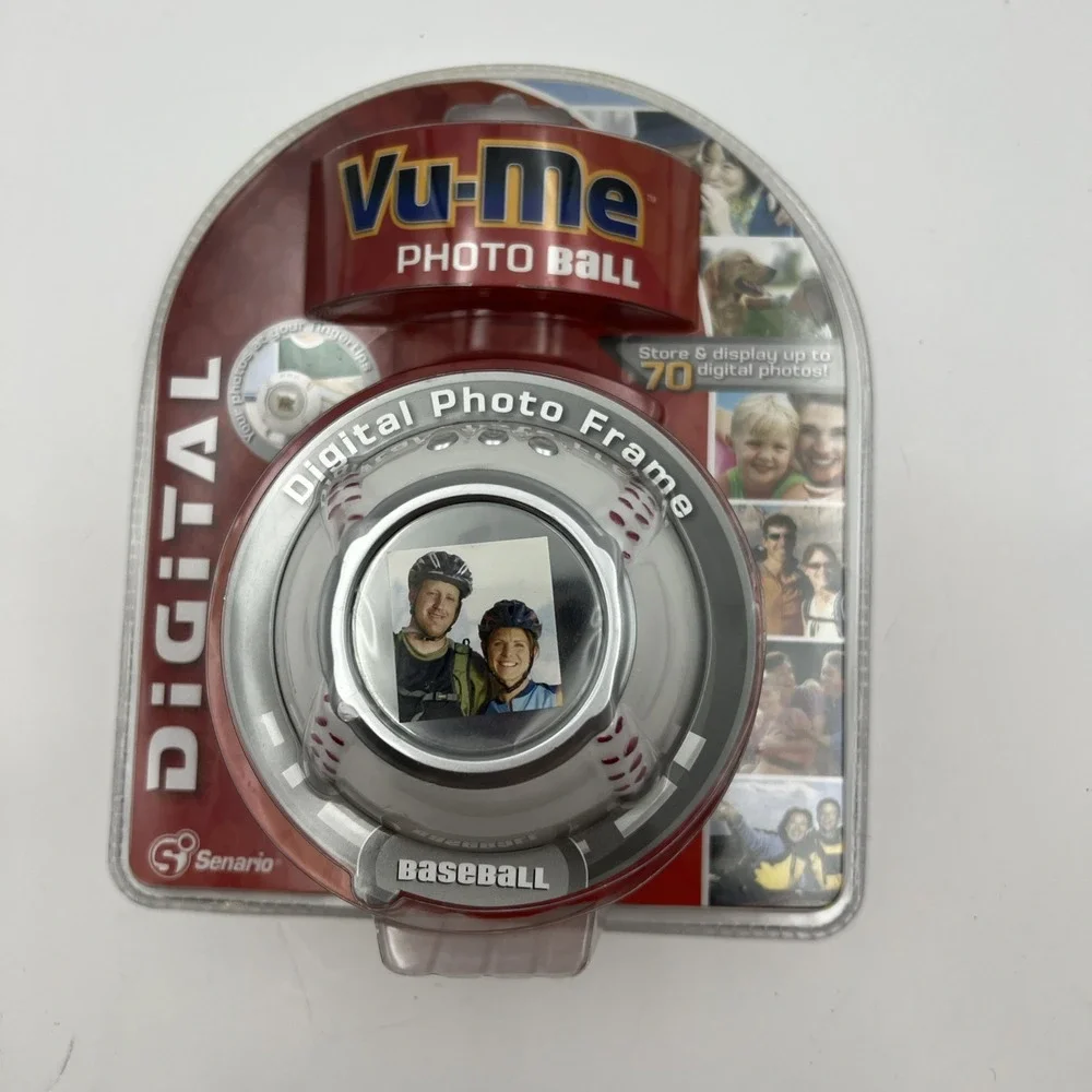 VU-ME‎ Photo Ball Digital Photo Frame Baseball Store Up to 70 Photos Brand NEW