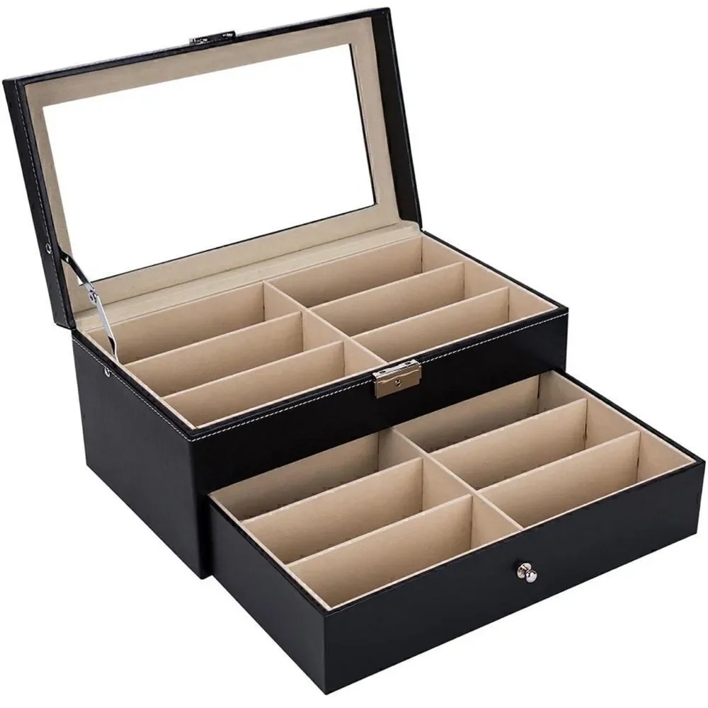 Leather Sunglasses Organizer