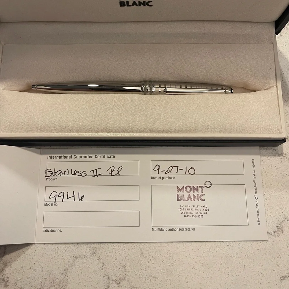 Montblanc Soltaire Ballpoint Pen (full set)