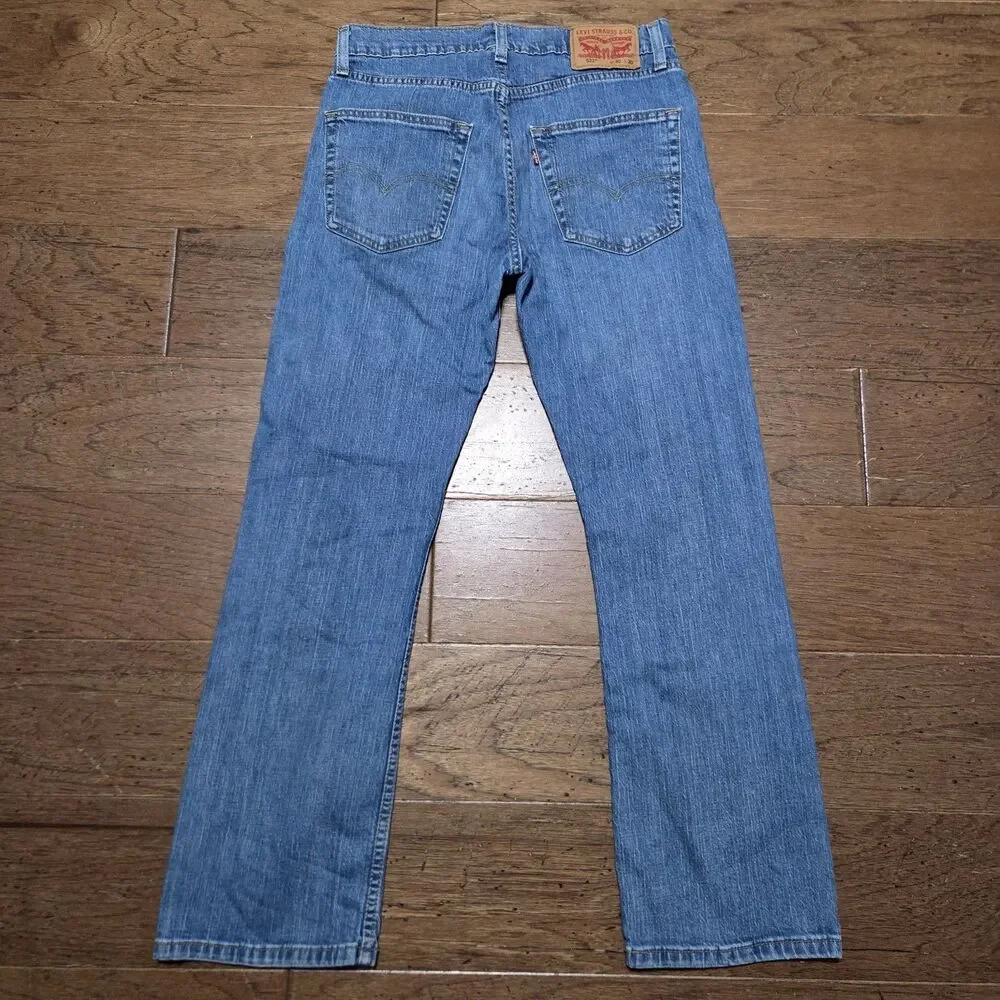 Levi's 527 Jeans Mens 30x30 Blue Slim Bootcut Denim Western Cowboy Medium Wash