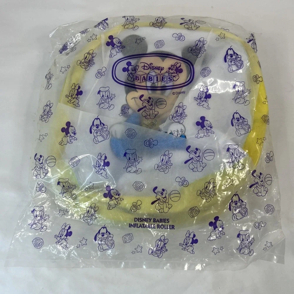 Disney Babies Inflatable Roller Toy Avon Vintage New Sealed Early Development