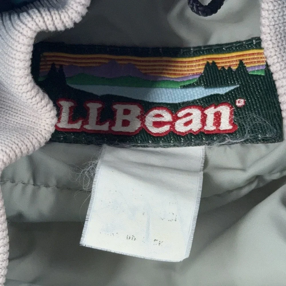 Vintage LL Bean Penobscot Parka Jacket FITS SMALL Blue Hooded‎ Winter 90s