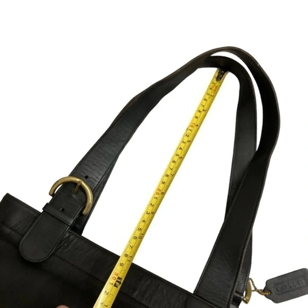 COACH vintage 4140 Waverly Lafayette black leather tote bag