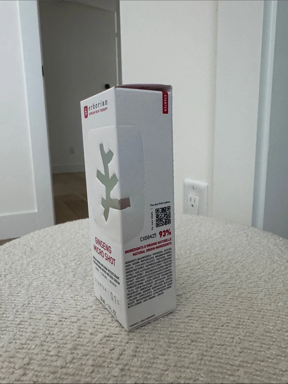 Erborian Ginseng Micro Shot Starter 0.1% - NEW