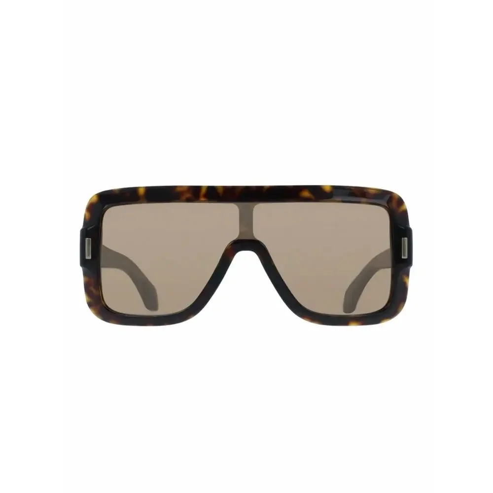 New Salvatore Ferragamo SF2061SE 242 Mask Tortoiseshell Sunglasses Authentic