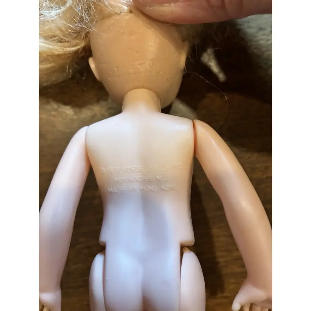 VTG Ginny Sasson Doll 8 inch 1978 Hong Kong Vouge Dolls Inc Moon A Mie Cute Girl