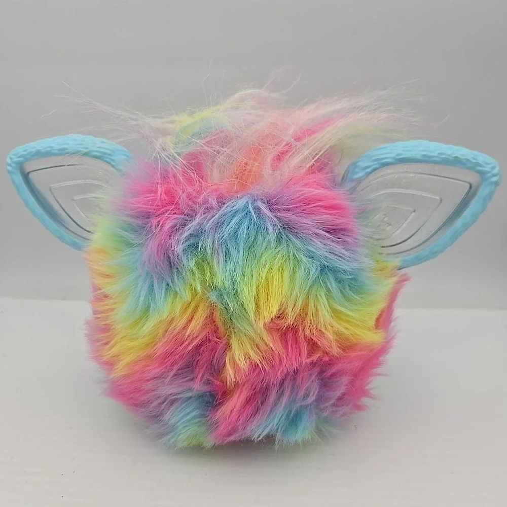 2023 Furby Interactive Toy‎ Tie Dye Voice Activated Tested Working Hasbro