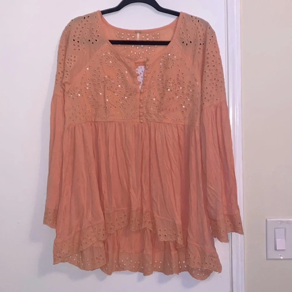Free People Sea of Love in Sun Blush