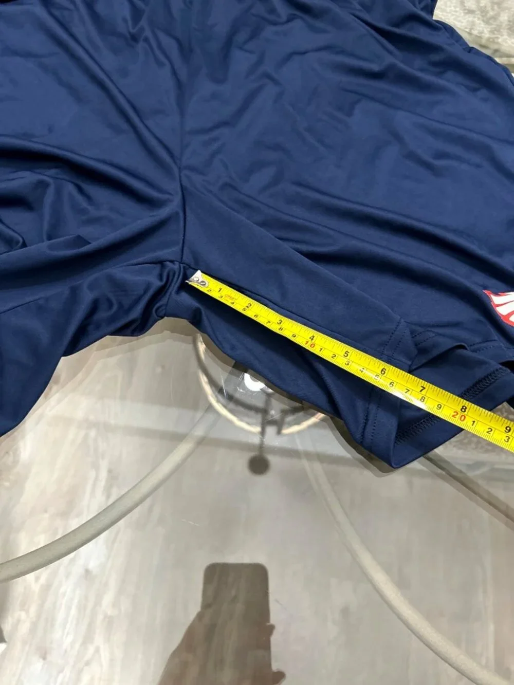 A4 Mens Navy Blue Athletic Shorts XXL With Elastic Waistband & Drawstring