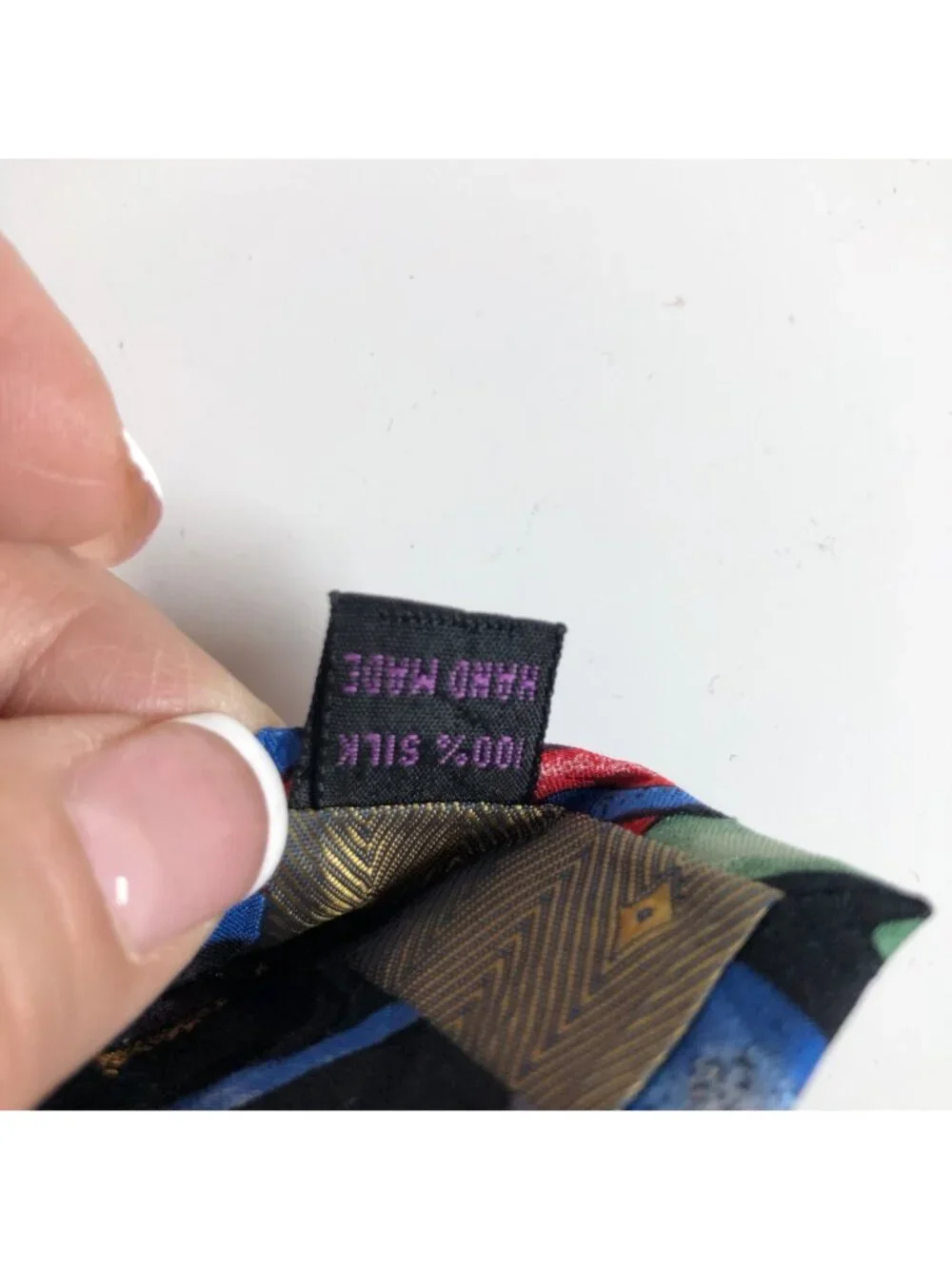 Carlo Palazzi Studio Silk Tie Black Colorful Mens Necktie Office Artistic Fun