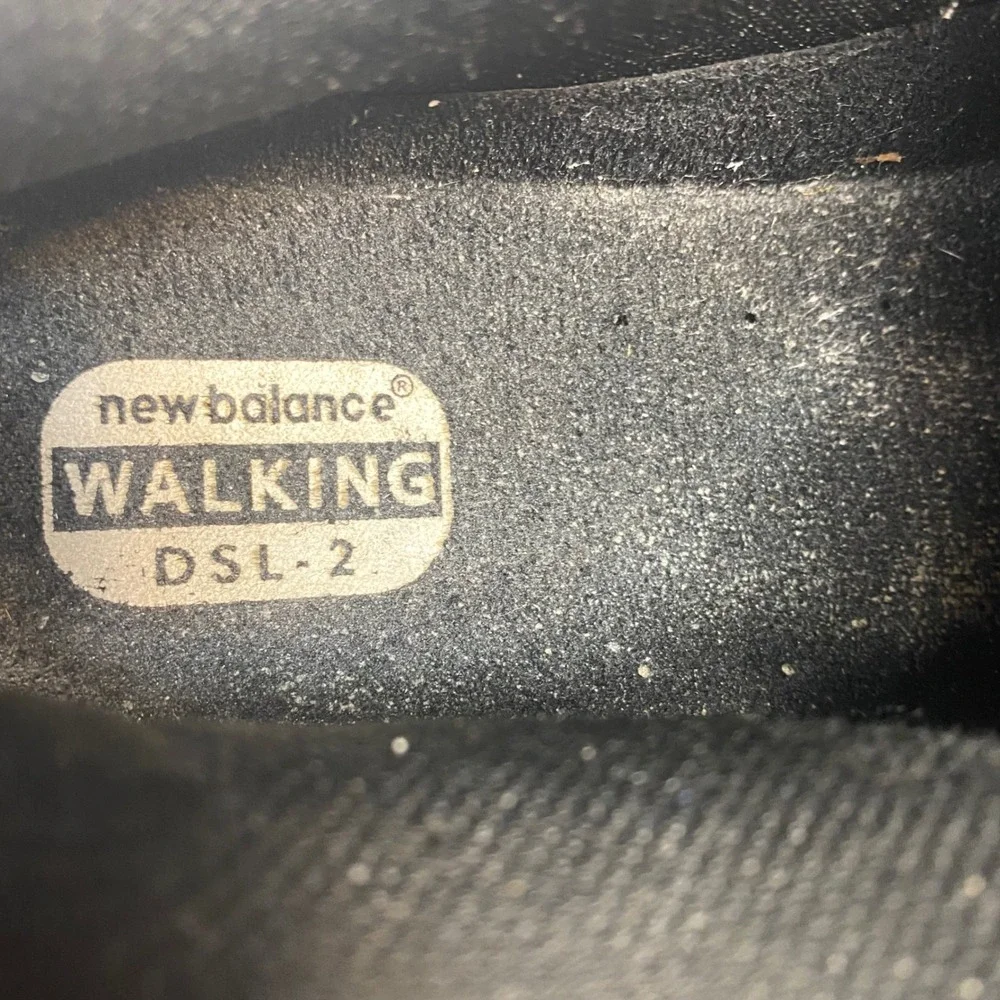 New Balance MW576BK 576 Walking Shoes Mens 10 4E Black Leather‎ ABZORB Wide