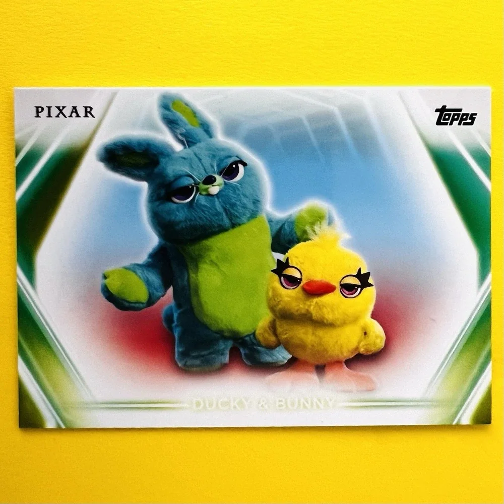 2026 Topps Disney Neon Ducky &‎ Bunny #36 Pixar Base Card