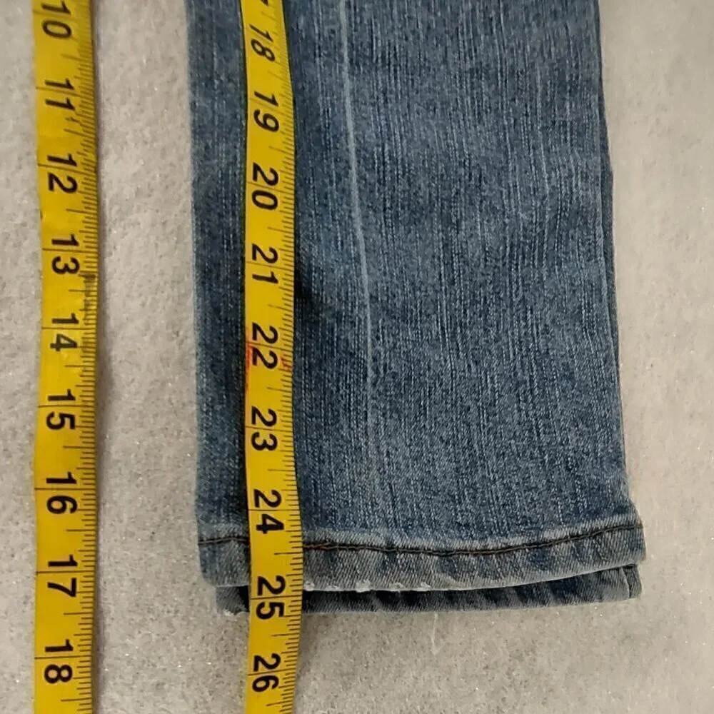 Lee Premium Straight Cotton Blend Blue Jeans Size 5S