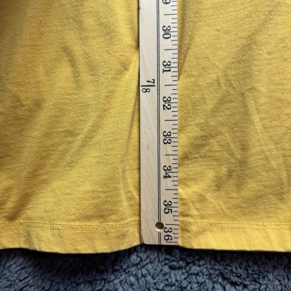 The Foundry Supply Co Mens Yellow 4XLT Big Tall Short Sleeve T-Shirt