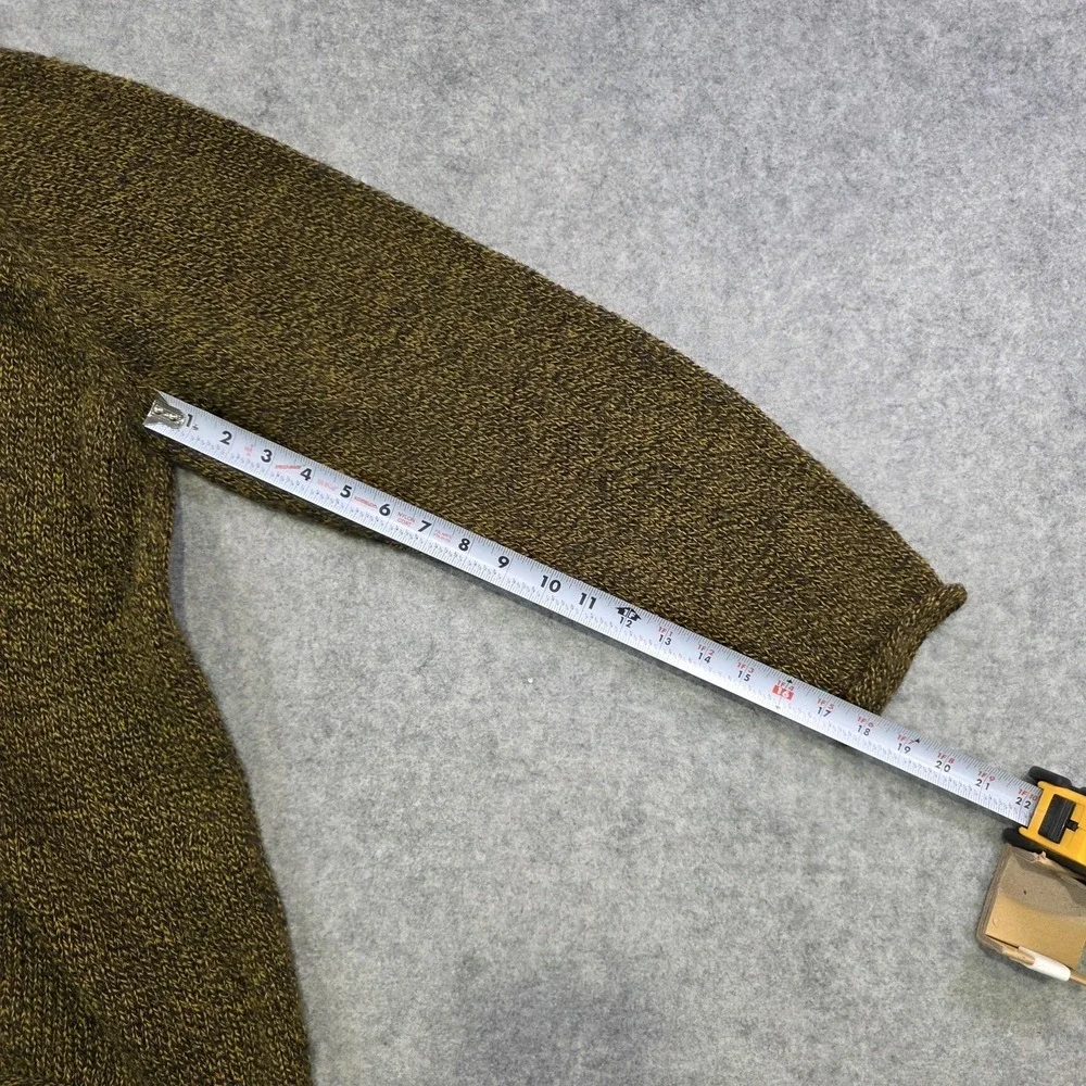American South Side Sweater Mens Large? Brown Alpaca Acrylic Turtleneck Pullover