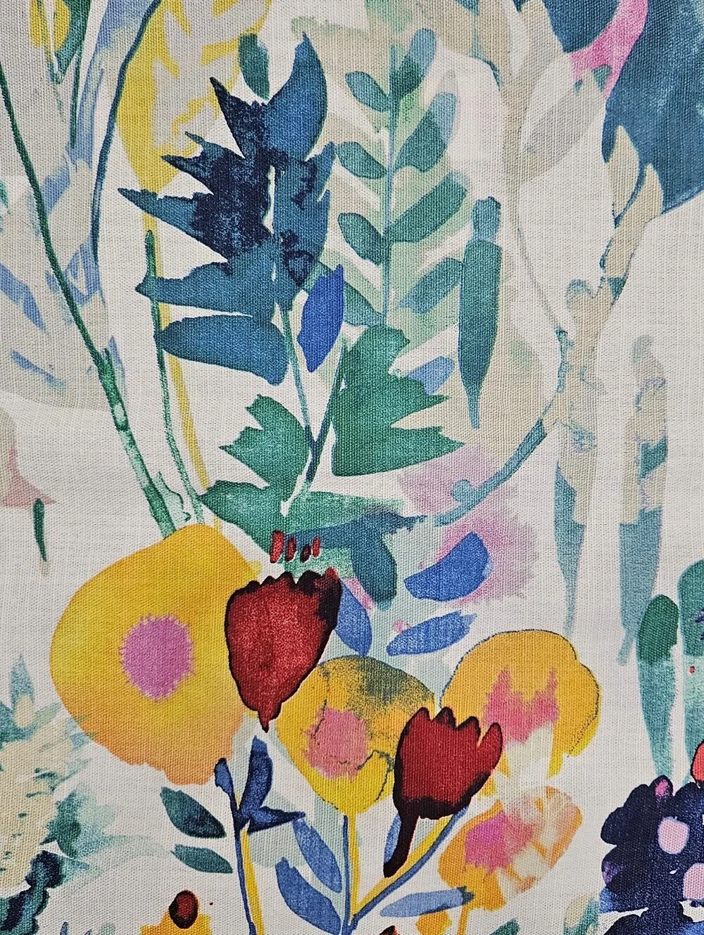 Sky Home Watercolor Spring Flowers Bright Garden STD Pillow Shams Bloomingdales