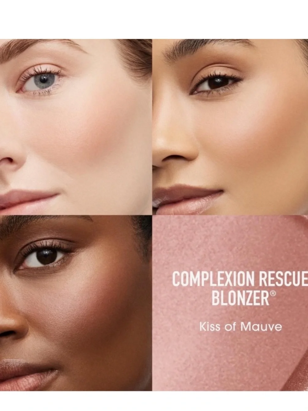 bareMinerals Blonzer Blush + Bronzer in Kiss of Mauve NIB 5ml