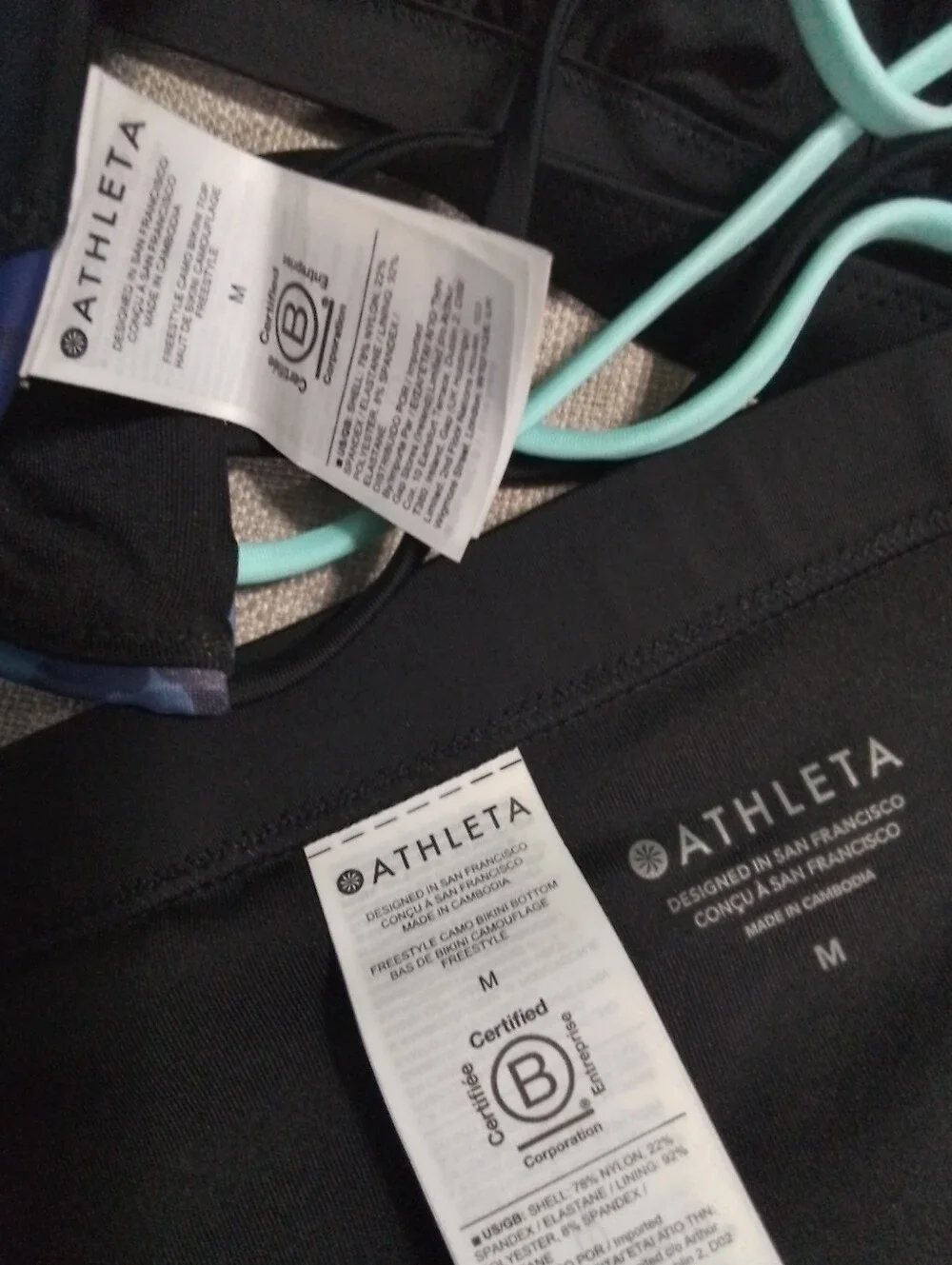 Athleta adjustable fabric